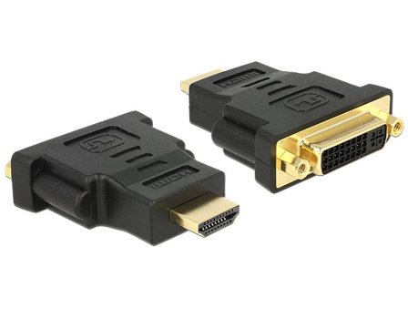 Delock Adapter HDMI male > DVI 24+5 pin female - video adapter - HDMI / DVI