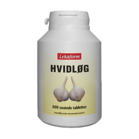 Lekaform Hvidløg 300 tabl., Helse & Madvarer, Ingredienser, Hvidløg