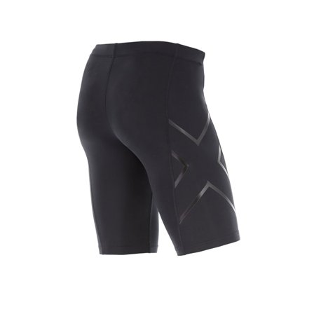 2XU Men's Tr2 Compression Shorts Men workout shorts Black S
