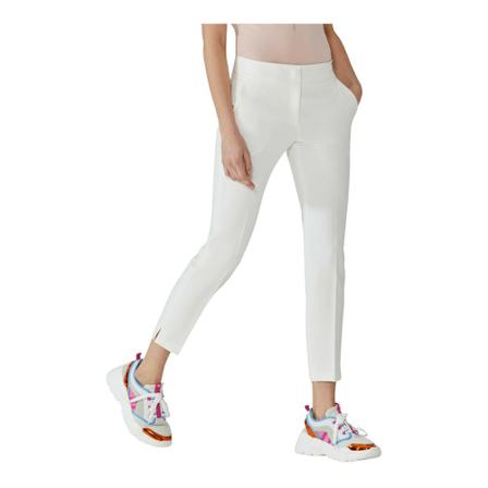 Trussardi Jeans pants cigarette with slits , Wit , Dames , Maat: S