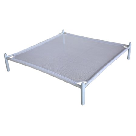 Valkoinen 70 * 70 * 15 cm villapaita kuivausteline kankaalla taittuvilla jaloilla