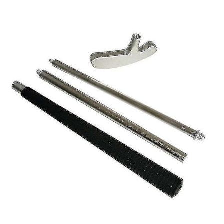 3-delt Foldbar Højre/Venstrehåndet Golf Putter Klub Portable Rejse Putter