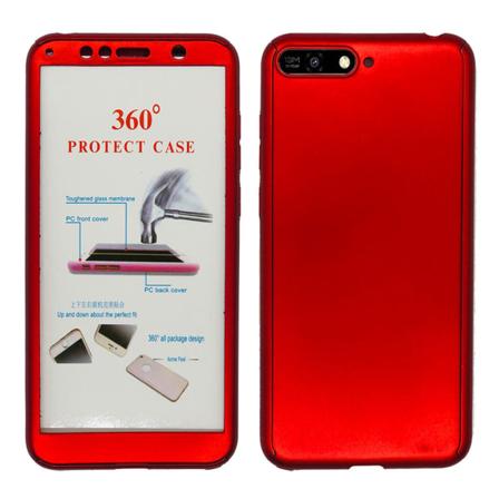 Dubbelsidigt Skal - Huawei Y6 2018 Röd