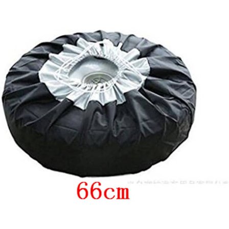 Bil Sølv Svart 13 - 19", 17 - 22" Bil Reservehjul Deksel