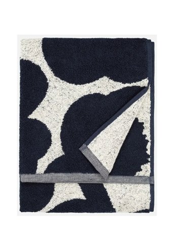 Unikko Hand Towel 50X70 Cm Navy Marimekko Home