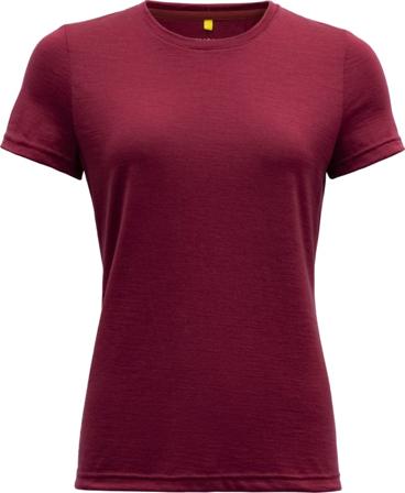 Devold Breeze Woman T-shirt Women base layer tops Red L