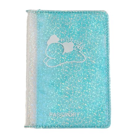 Holografisk Pasomslag Rejse Pas Holder Pung Gave Sødt PVC Kort Etui Omslag til Unisex