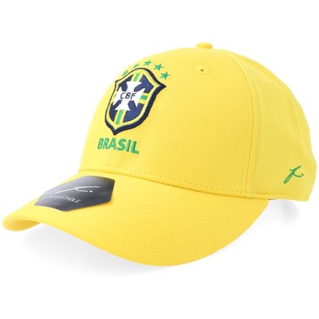 Fan Ink - Amarillo adjustable Gorra - Brazil Football Beyond Borders Yellow Adjustable @ Hatstore