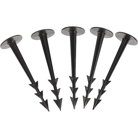 Sæt med 50 havepløkker til fastgørelse af ukrudtsdugen