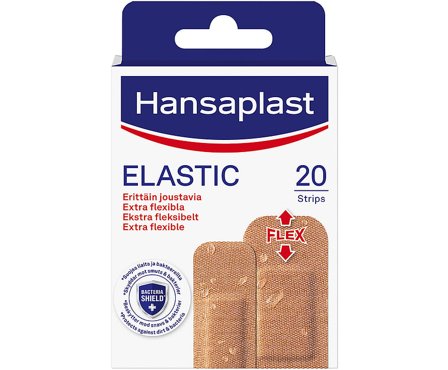 Hansaplast Elastic Strips 20 stk, Medicin & Pleje, Plastre, Sårplastre