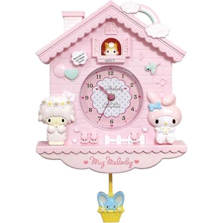 Barnväggklocka 12 tum Cartoon Swing Flickor Barn Väggklocka Kvartsklocka Hem Dekoration för Sovrum