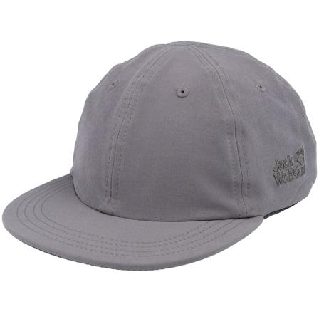 Jack Wolfskin - Grey snapback Czapka Z Daszkiem - Summer Lifestyle Asphalt Strapback @ Hatstore
