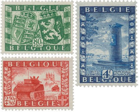 Belgien 1950 - OBP 823/25 - Postfrisk