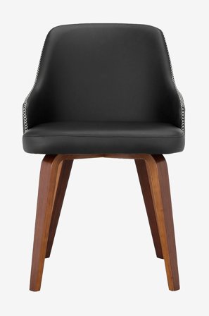 Loft24 - Spisebordsstol med armlæn OKIDO, 2-pak - Brun - Stole med armlæn - Fra Homeroom