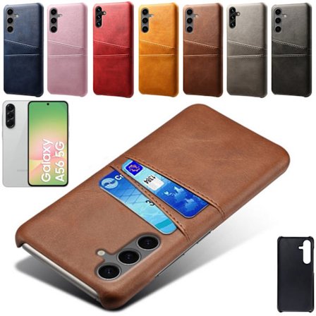 Samsung Galaxy A56 kuori 2 korttipaikkaa ruskea -
