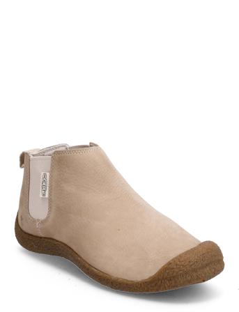 Ke Mosey Chelsea Leather W-Safari-Birch Låga Sneakers Beige KEEN