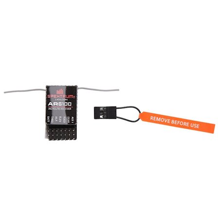 Ar6100 Dsm2 Rc-mottaker 2.4ghz 6-kanals 6ch for Jr Dx6i Dx7 Dx8 Dsx6 Dsx7 for helikopter og fly