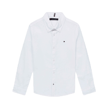 Tommy Hilfiger BOYS STRETCH OXFORD SHIRT L/S Skjortor & blusar Herr Vit 176