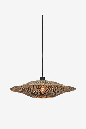 Good&Mojo - Loftlampe Bali M, bambus - Natur - Loftpendler - Fra Homeroom