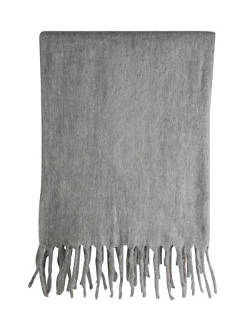 Throw Lucian Home Textiles Cushions & Blankets Blankets & Throws Grå ByOn