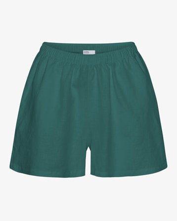 Linen Shorts - Ocean Green