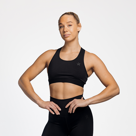 Star Wear Star Sports Bra Black