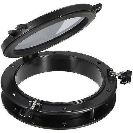 Veneen ikkuna, 21 cm pyöreä aukko, korvaava ikkuna - ABS, karkaistu lasi, pyöreä ikkuna veneelle/jahdille/vaunulle/teollisuudelle