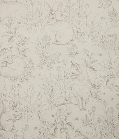 Newbie | Dyremønstret tapet | Beige