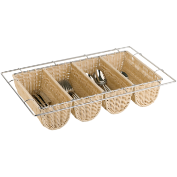 Bestickkorg 4-Fack APS GN 1/1