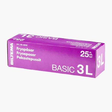 Biltema - Fryseposer basic 3 liter 25-pk.