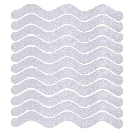 24 stk Antiskli Dusjklistremer Sikkerhets Badekar Striper Klar KLB