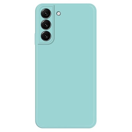 Skråt gummibelagt cover mod fald til Samsung Galaxy S22 - Cyan