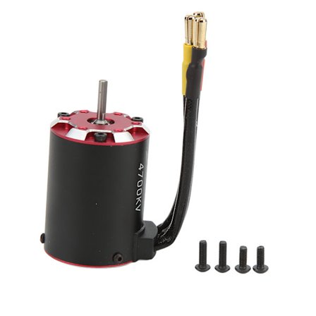 3650 4700KV borstlös motor 4-polig supersonic borstlös motor med temperatursensor för 1/8 1/10 RC-bilar