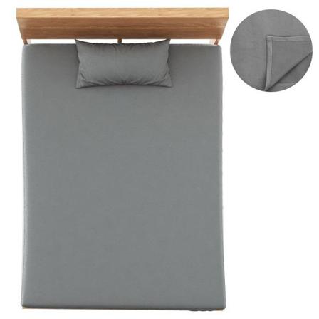 Vidaxl Lakan 2 St Polyesterfleece 150x200 Cm Grå Grå