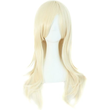 70cm/ 28 tum Lång Lockig Dam Curl Anime Kostym Peruker