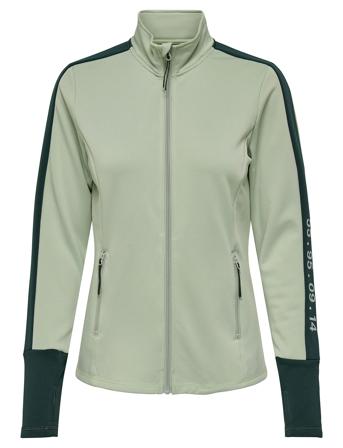 Onpjetta Soft Hn Ls Block Fleece Jck Green Only Play