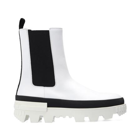 Moncler, Coralyne Chelsea Boots Wit, Dames, Maat:38 EU