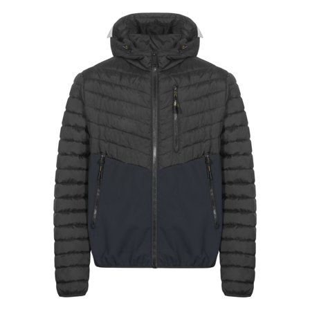 National Geographic Men's Hybrid Jacket Men middle-layer synthetic jackets Black M