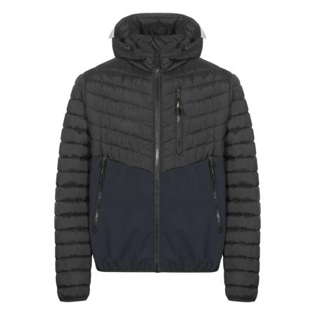 National Geographic Men's Hybrid Jacket Men middle-layer synthetic jackets Black M