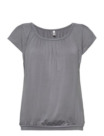 Sc-Marica T-shirts & Tops Short-sleeved Blå Soyaconcept*Betinget Tilbud