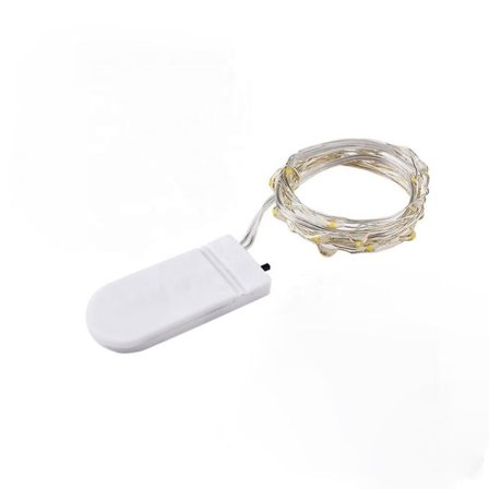 12 LED-lampor Batteridriven ljusslinga Vattentät