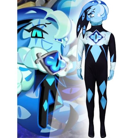 Lasten Aikuisten Shadow Milk Cookie Cosplay Puku Haalari Juhlat Hieno Puku Body (190)