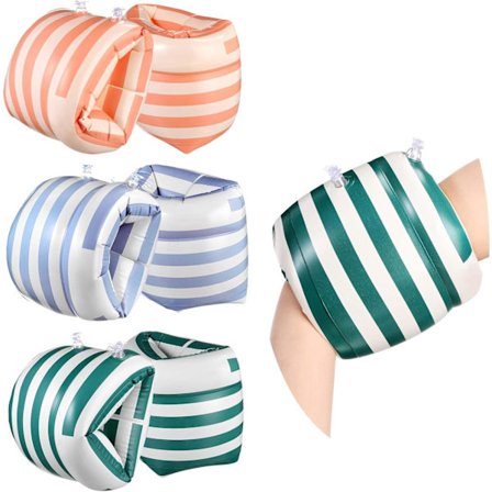 Arm Floaties PVC Uppblåsbara Arm Band Randiga Pool Floats Ärmar Simning Arm Float Ringar