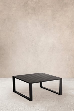 Jotex - Sofabord 71x71 Cm Svart - ALASSIO - Kjøp Sofabord til uterommet hos Jotex