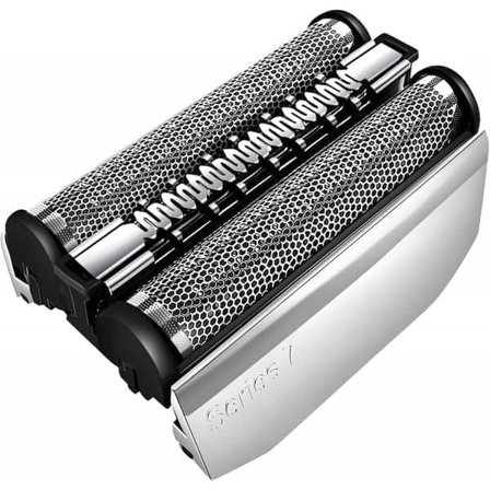 Ersättningsrakhuvuden - Braun Series 7 Ersättningshuvud Rakblad - 70S Silver Rakfoliekassett Huvud Ersättningsdel Passar - för Braun 7-serien