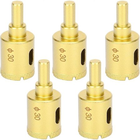 WJTG Hulsavsæt Diamantloddet Bor Hardware Værktøj Praktisk elliptisk spån hulsliber J