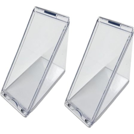 Trekant Sandwichbeholder, 2 stk Gjenbrukbare Sandwichbeholdere til Arbeid, Klar Beholder Sandwich Trekant Matboks, Bærbar