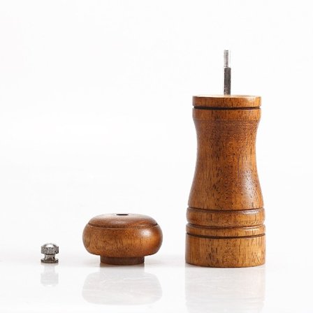 Pepparkvarn - Mörkt trä - Precision+/Justerbar malning - Betsad