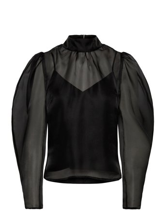 Dante6 Dante6-Ocean Puffy Sleeve Top - Black - 38