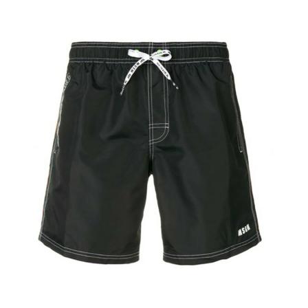 Msgm - Badkläder - Svart - Herr - Storlek: L, Herr, Storlek: L